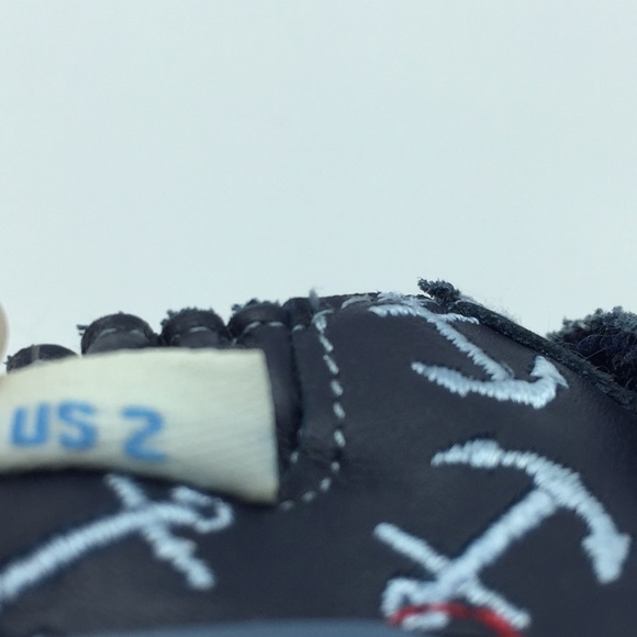 Robeez Infant Boys Nautical Leather Shoes Size 2 - Picture 3 of 11